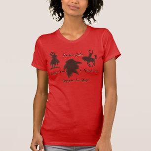 T-shirt Hot to Trot Rodeo Gals and Hors