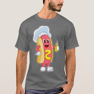 T-shirt Hotdog Chef Mustard