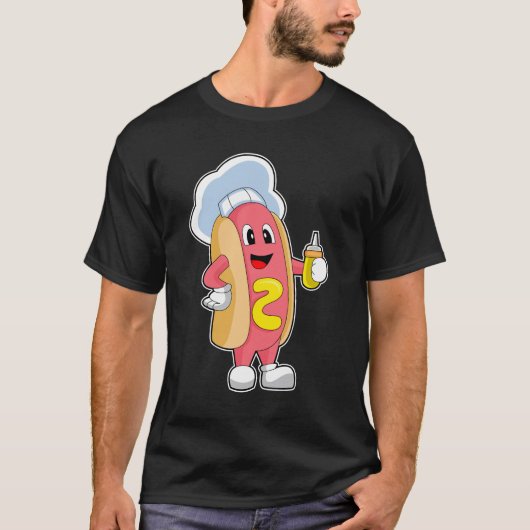 T-shirt Hotdog Chef Mustard (Devant)