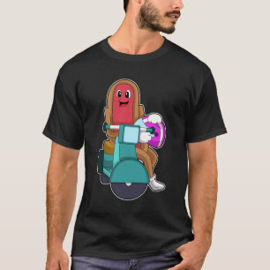 T-shirt Hotdog en vélo avec Scooter.PNG