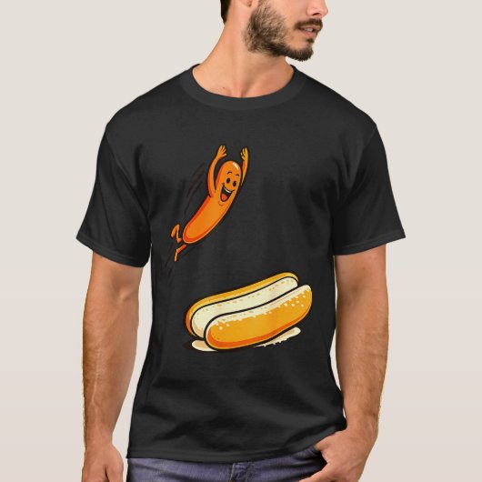 T-shirt Hotdog high dive  (Devant)