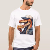 T-shirt Hotdogasaurus Dinosaur (Devant)