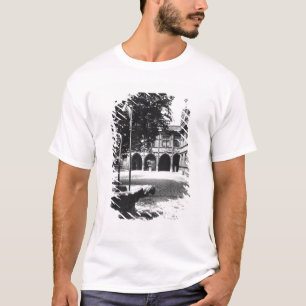 T-shirt Hôtel de Cluny vu de la cour, Paris