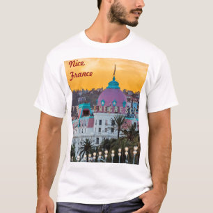 T-shirt Hôtel de luxe célèbre Hotel Negresco à Nice France