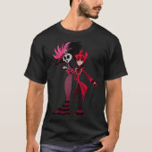 T-shirt Hôtel Hazbin Alastor Et Rosie (Devant)