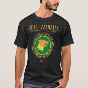 T-shirt Hôtel Viking Valhalla Til Valhalla Norse Mytholo