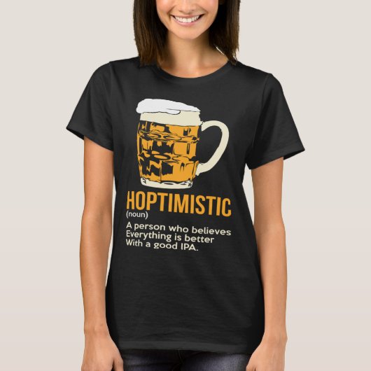 T-shirt Hotimistic Hops Malt Beer October Fest Brew (Devant)