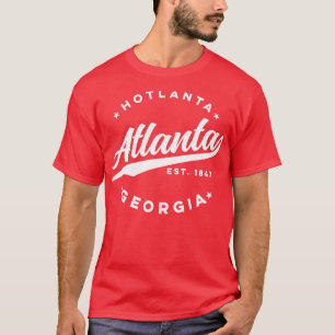 T-shirt Hotlanta Atlanta Georgia USA City Athlétisme Vinta