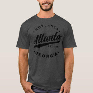 T-shirt Hotlanta Atlanta Géorgie USA 1847 Athlétisme Vinta