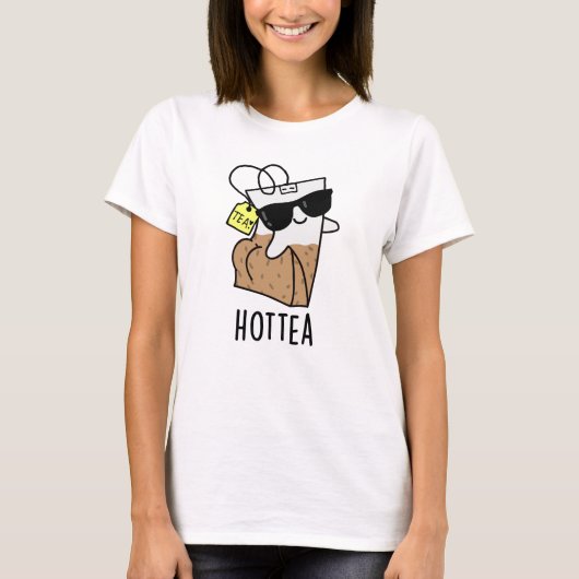 T-shirt Hottea Funny Hot Tea Pun (Devant)