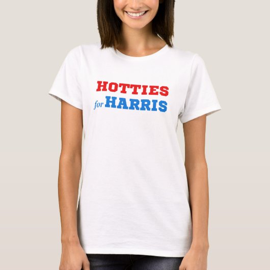 T-shirt Hotties for Harris Political Funny Kamala Femmes (Devant)