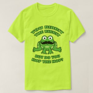 T-shirt Houblon de grenouille de moustache l'houblon