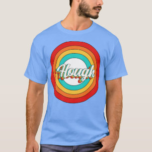 T-shirt Hough Nom Chemise Vintage Hough Cercle
