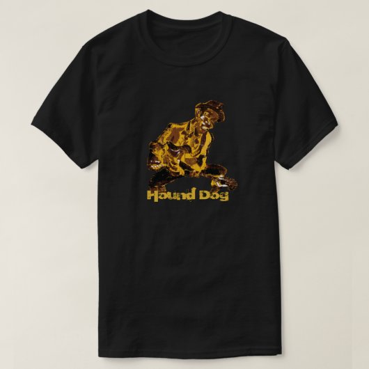 T-shirt Hound Dog Chicago Blues (Design devant)