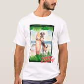 T-shirt Hound "L'été arrive !" (Devant)