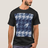 T-shirt Houndstooth Tartan Jeans Design Arrière - plan (Devant)