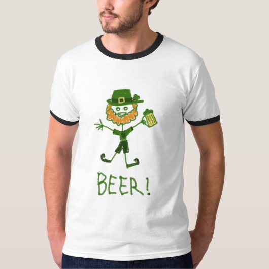 T-shirt Hourra pour la bière ! (Devant)
