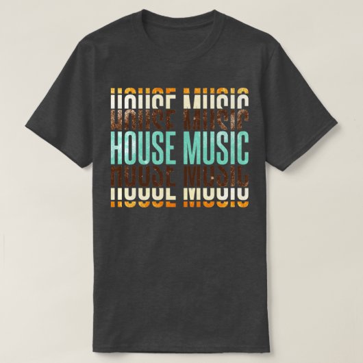 T-shirt House Music (Design devant)