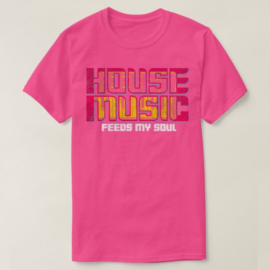 T-shirt House Music4 (Design devant)
