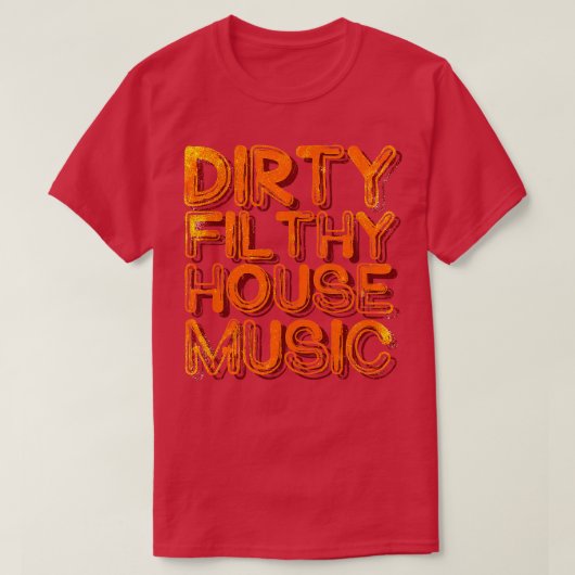 T-shirt House Music 6 (Design devant)