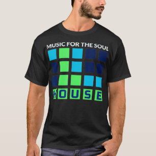 T-shirt House Music Deep House EDM DJ Festival Musique 
