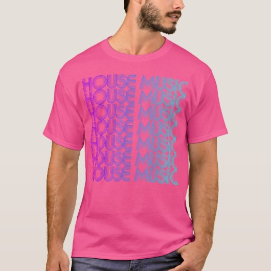 T-shirt House Music Vaporwave Techno House Music Edm Lover (Devant)