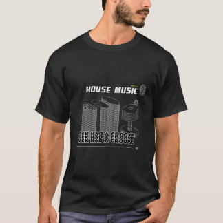 T-shirt House Music Vinyl Edm Rave Deep Souling House Dj