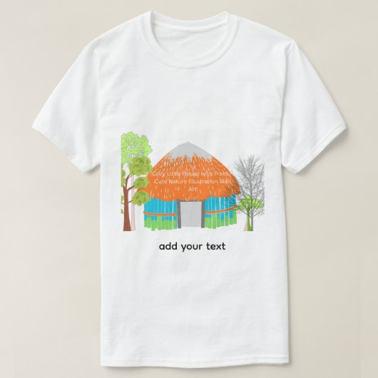 T-Shirt House Wall Art | Small Cozy Home (Design devant)