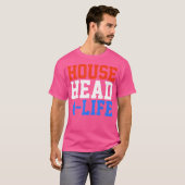 T-shirt Househead 4 Life House Music Edm Dj (Devant entier)