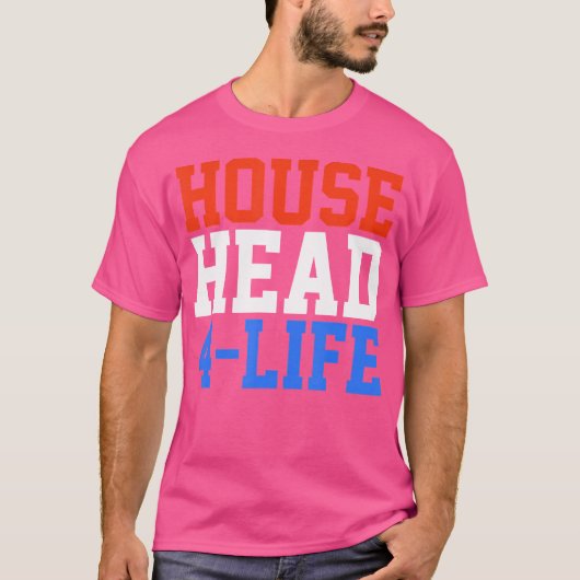 T-shirt Househead 4 Life House Music Edm Dj (Devant)