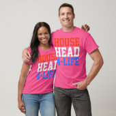T-shirt Househead 4 Life House Music Edm Dj (Unisexe)