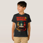 T-shirt Houses And Humans Funny Tabletop Rpg Dice Game Par (Devant entier)