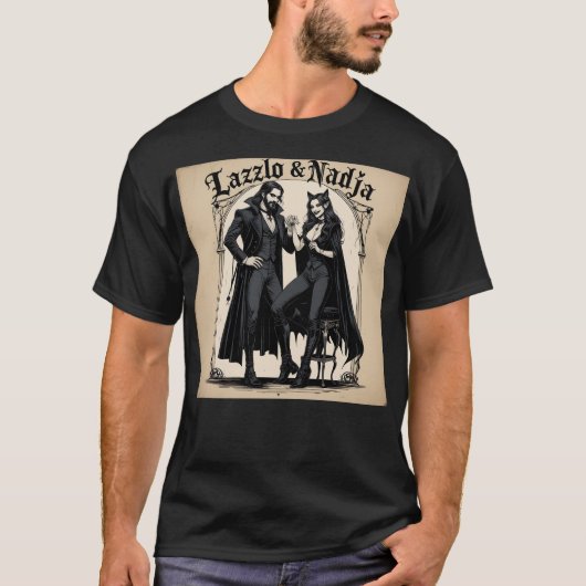 T-shirt Housse de l'album Laszlo & Nadja (Devant)