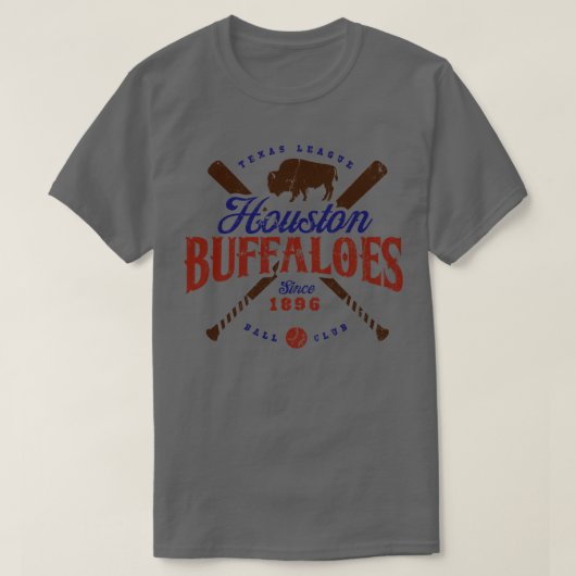 T-shirt Houston Buffaloes (Design devant)