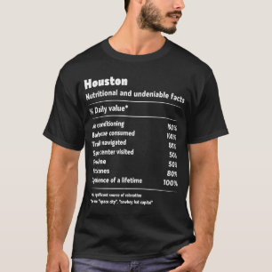 T-shirt Houston faits indéniables City Definition