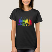 T-shirt Houston Pride Skyline Pride Parade (Devant)