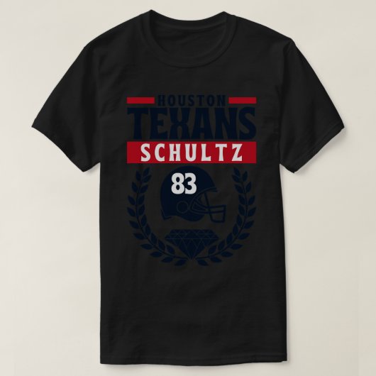 T-shirt Houston Texans Schultz 83 American (Design devant)