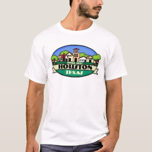 T-shirt Houston Texas petite ville valeur de conception