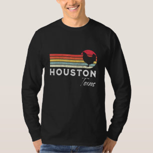 T-shirt Houston Texas Retro Souvenir de poulet