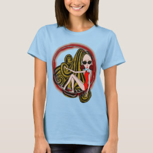 T-shirt Houx dans un cercle