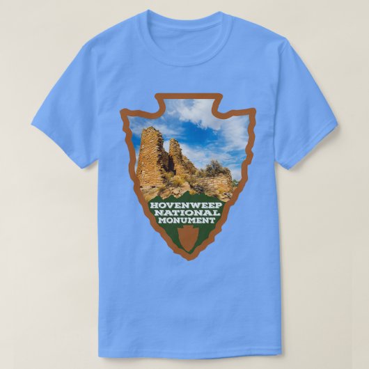 T-shirt Hovenweep National Monument Arrowhead (Design devant)