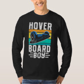 T-shirt Hoverboard Boy One Wheel Electirc Float Skateboard (Devant)