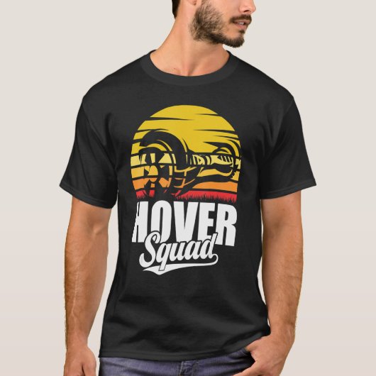T-shirt Hoverboard Squad Vintage Hoverboard Hoverboard Ret (Devant)