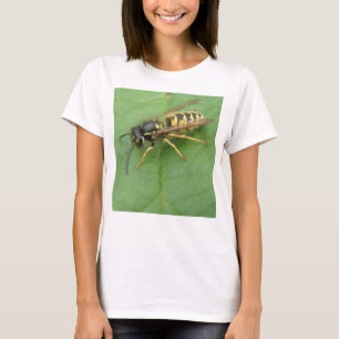 T-shirt Hoverfly on a Leaf Ladies T Shirt