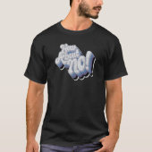 T-shirt How about no  funky bold loud worn text (Devant)