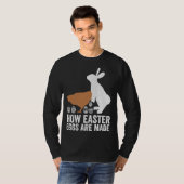 T-shirt How Easter Eggs Are Made  Chicken Bunny Adult Men  (Devant entier)
