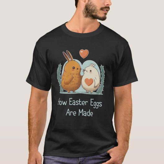 T-shirt How Easter Eggs Are Made  Sarcastic Adult Humor Ea (Devant)