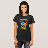 T-shirt How I Roll Dreidel Ugly Hanukkah Sweater (Devant entier)