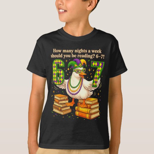 T-shirt How Many Night A Week Should You Be Reading 67 Tea (Devant)