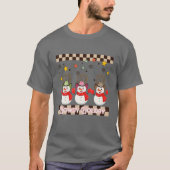 T-shirt Howay Noël Rétro Noël Snowman St (Devant)